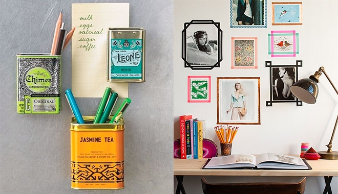 trang trí phòng trọ bằng khung ảnh