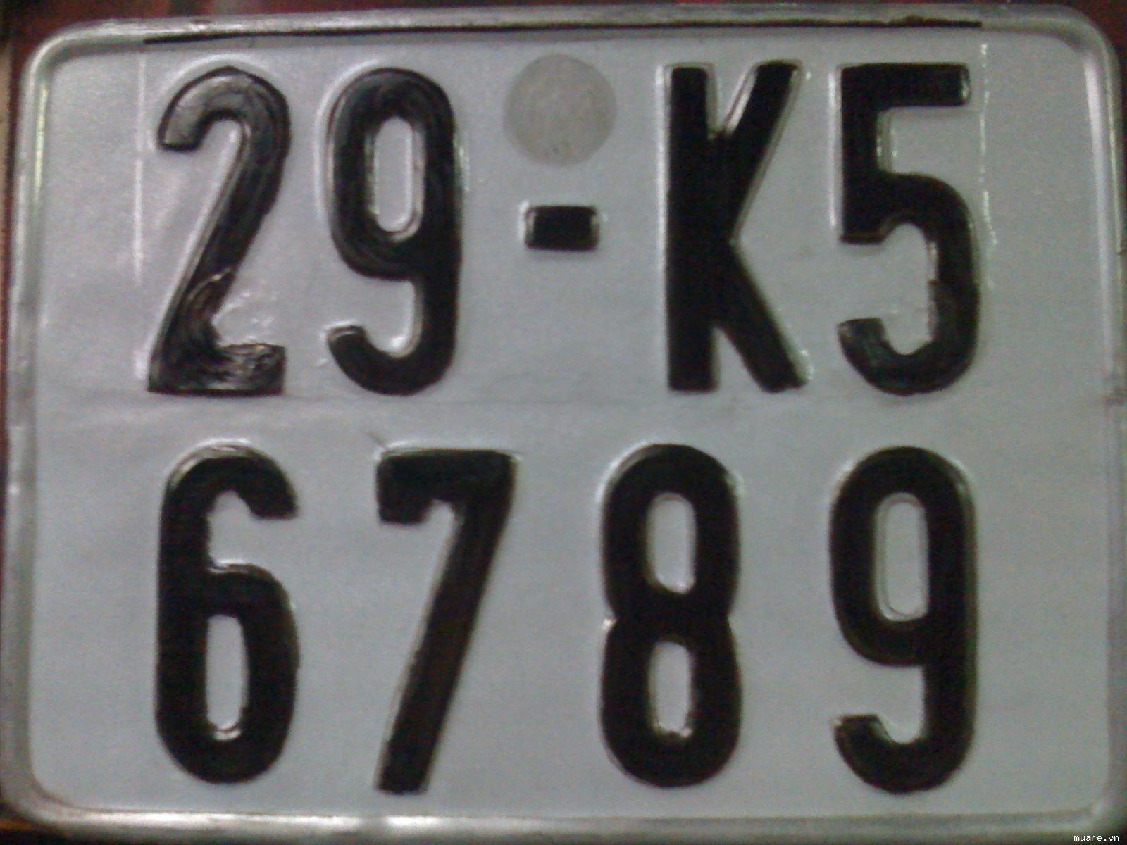 Công thức tính biển số xe 5 số