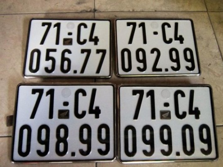 ý nghĩa của biển số xe 5 số