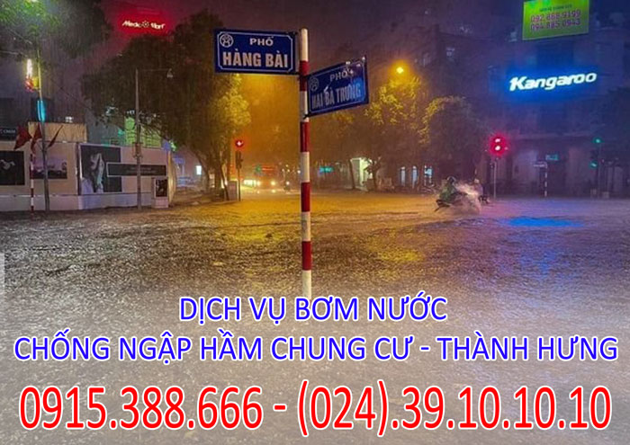 Dịch vụ bơm nước chống ngập hầm chung cư - Thành Hưng Dịch vụ bơm nước chống ngập hầm chung cư - Thành Hưng