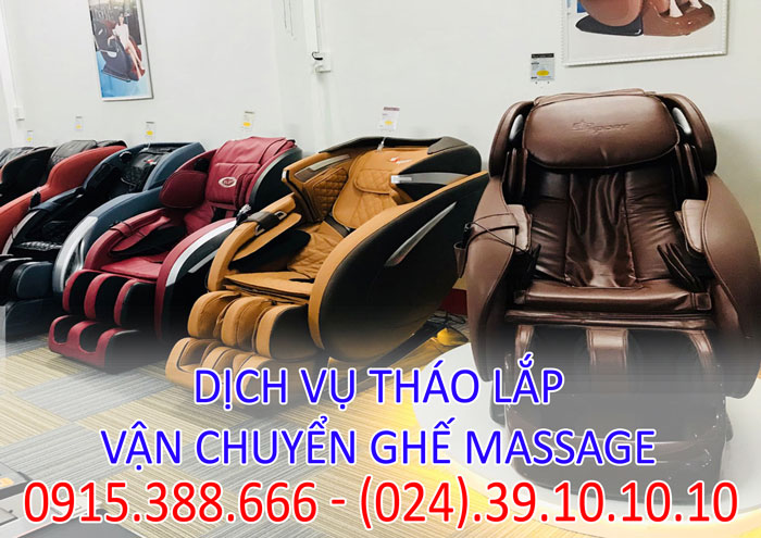 Dịch vụ tháo lắp vận chuyển ghế massage theo yêu cầu Dịch vụ tháo lắp vận chuyển ghế massage theo yêu cầu