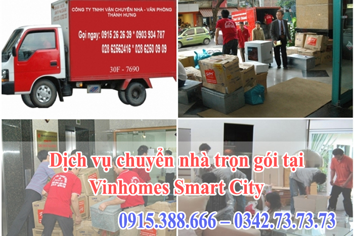 Dịch vụ chuyển nhà trọn gói tại Vinhomes Smart City