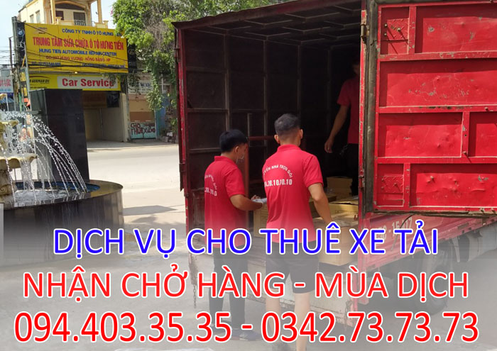 Cho thuê xe tải chở hàng Hà Nội đi Bình Định giá rẻ