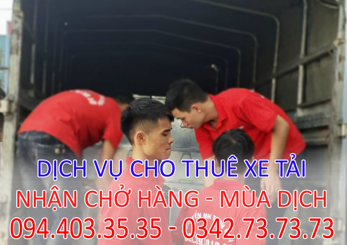Cho thuê tải chở hàng Hà Nội đi An Giang
