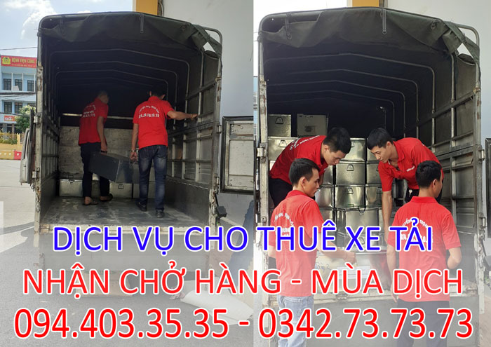 Cho thuê xe tải chở hàng Hà Nội Đi Long An