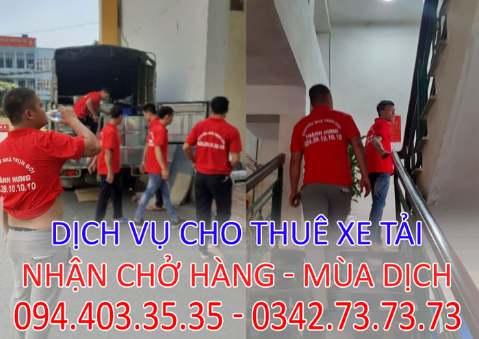 Cho thuê xe tải chở hàng Hà Nội đi Tiền Giang
