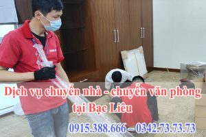 dịch vụ chuyển nhà – chuyển văn phòng tại Bạc Liêu