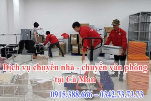 Dịch vụ chuyển nhà - chuyển văn phòng tại Cà Mau