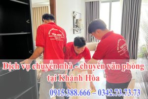 Dịch vụ chuyển nhà - chuyển văn phòng tại Khánh Hòa 