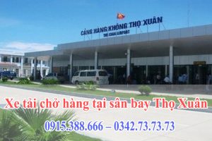 Ưu đãi khuyến mãi 10% khi thuê xe tải chở hàng tại sân bay Thọ Xuân