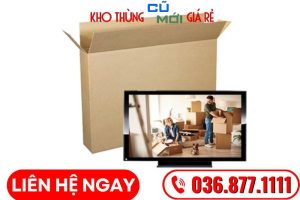 Thành Hưng cung cấp nhiều loại thùng bìa carton đựng tivi với chất liệu và cấu trúc khác nhau