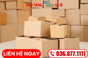 thùng carton cũ mới