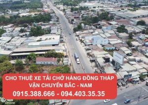 Cho thuê xe tải chở hàng Đồng Tháp
