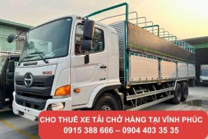 Thành Hưng cho thuê xe tải chở hàng Vĩnh Phúc uy tín và chuyên nghiệp