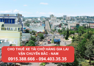 thuê xe tải chở hàng Gia Lai uy tín