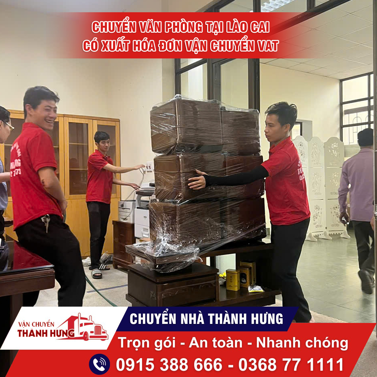 Chuyển văn phòng tại Lào Cai uy tín số 1 Chuyển văn phòng tại Lào Cai uy tín số 1
