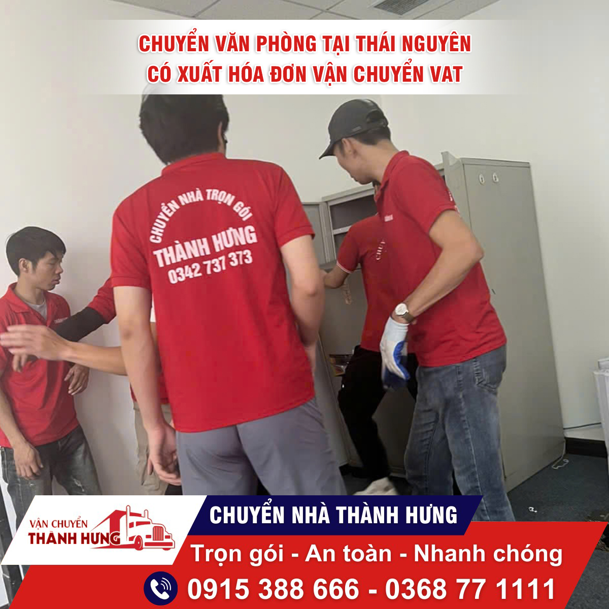 Chuyển văn phòng Thái Nguyên chuyên nghiệp