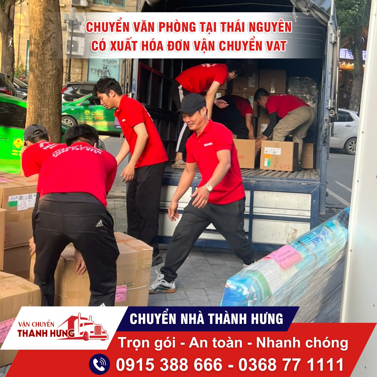 Chuyển văn phòng Thái Nguyên