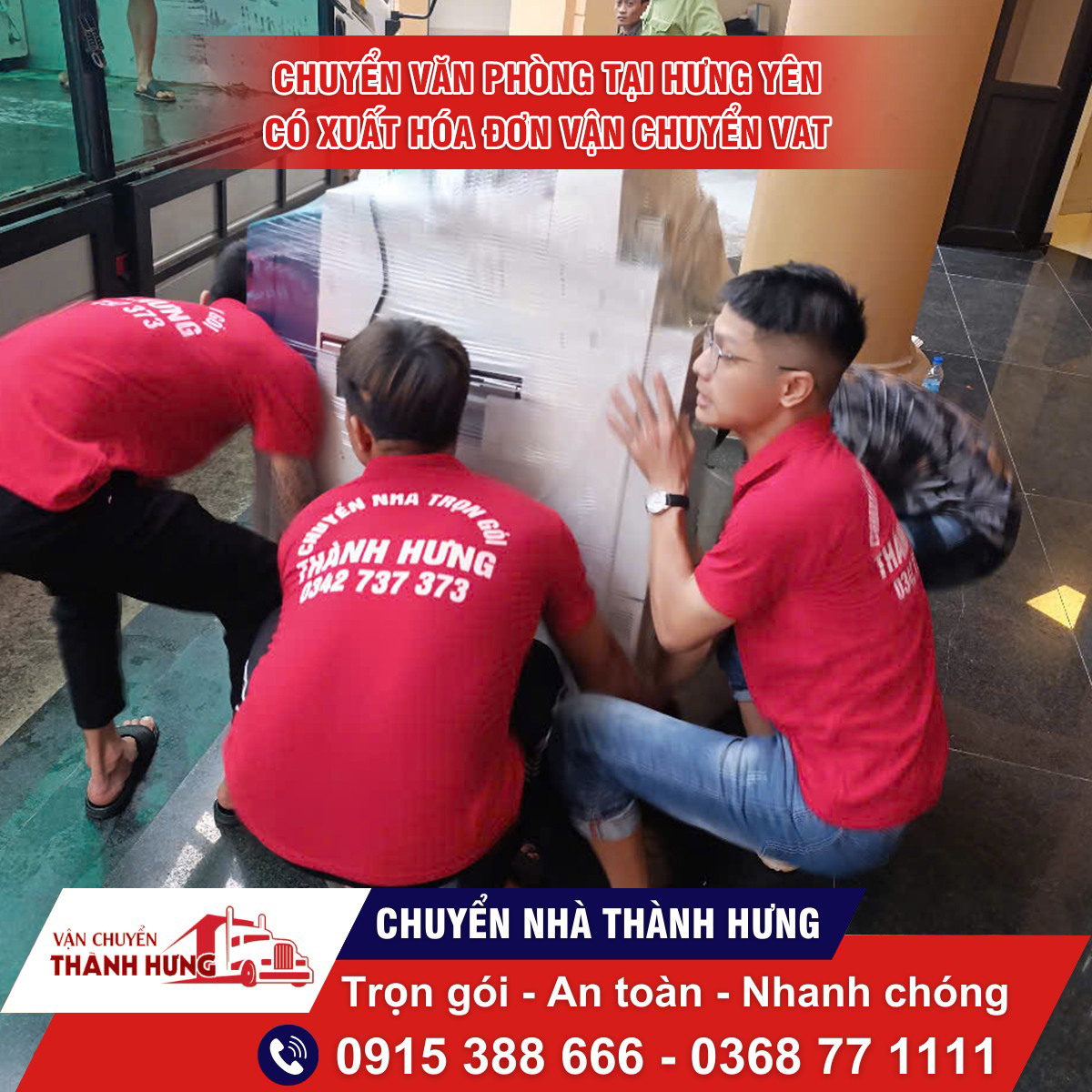 Chuyển văn phòng tại Hưng Yên uy tín