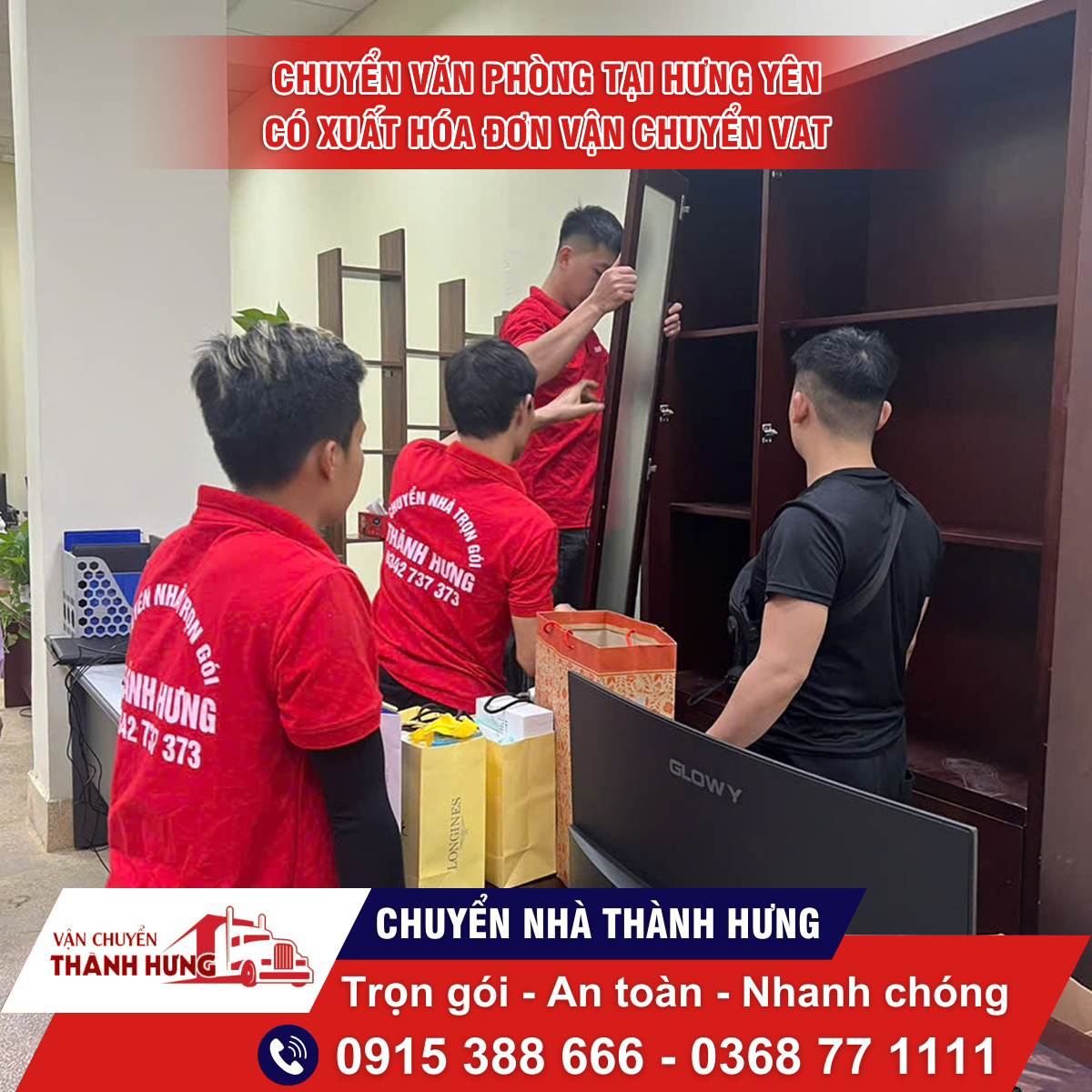 Dịch vụ Chuyển văn phòng tại Hưng Yên chuyên nghiệp