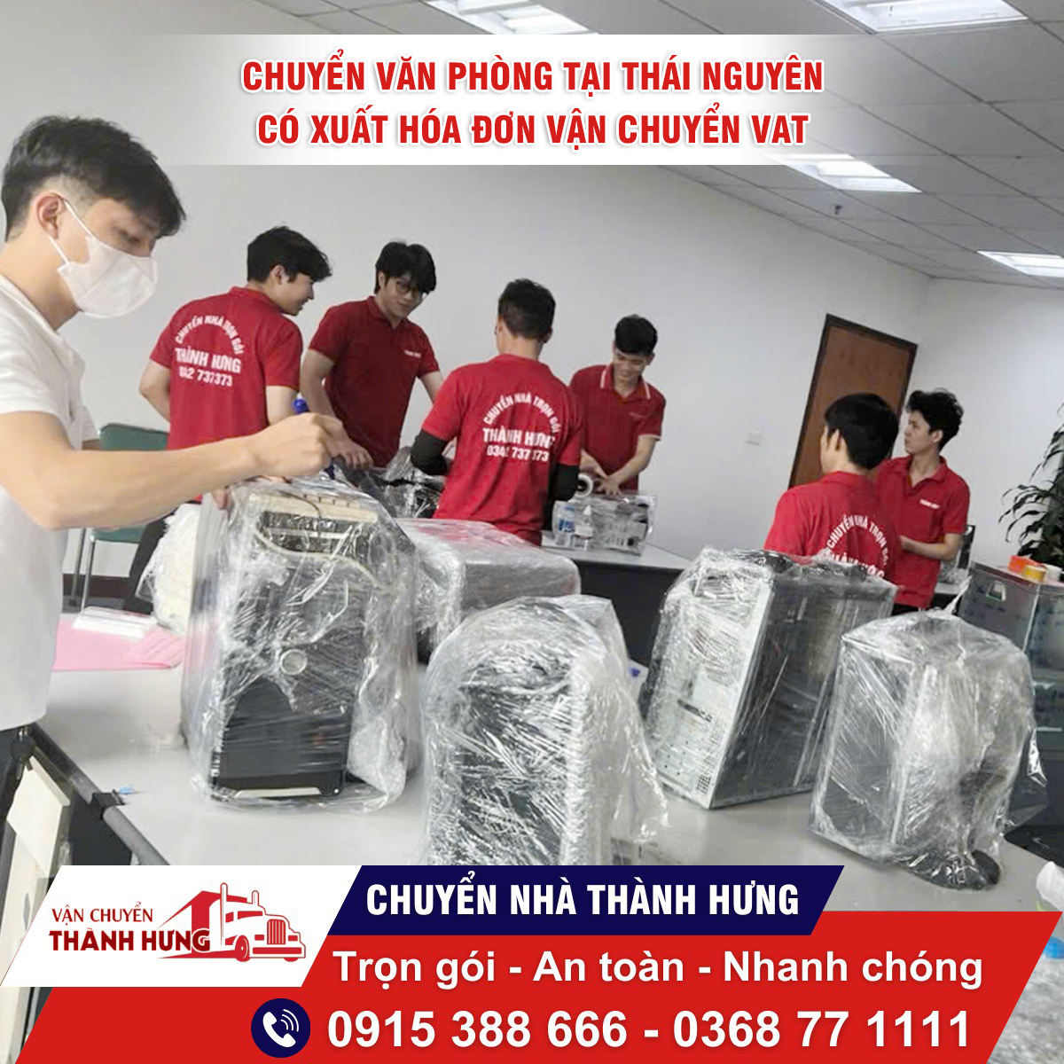 Dịch vụ Chuyển văn phòng tại Thái Nguyên